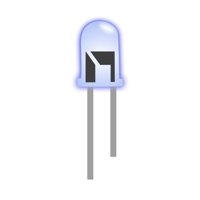 5MM Blue LED (Clear)